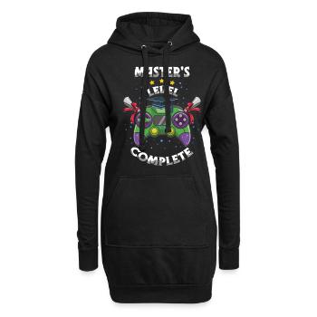 Master-PhD Abschluss Master 2023 Absolvent - Hoodie-Kleid - Schwarz - Vorne