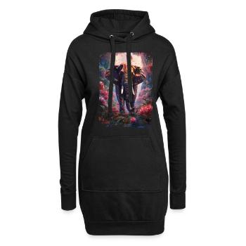 Mammouth - Sweat-shirt à capuche long Femme - noir - Devant