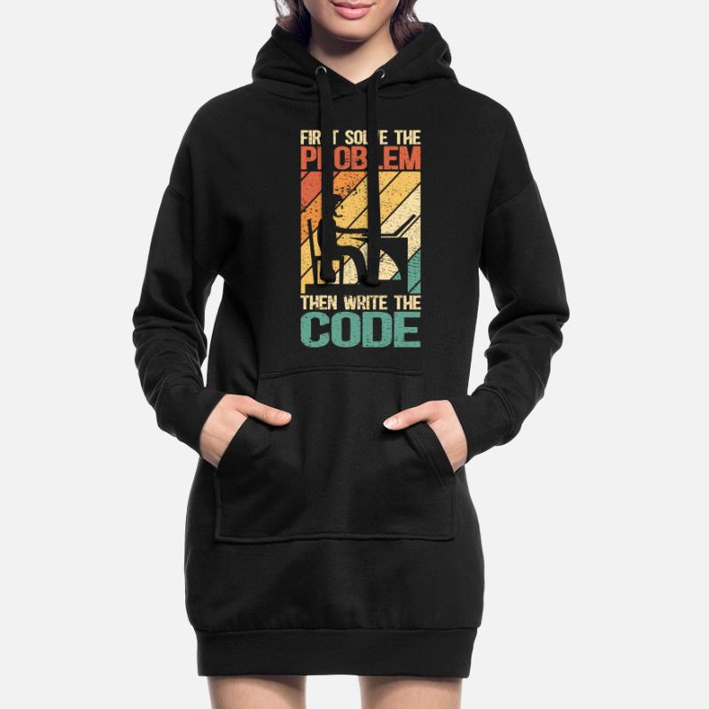 Software-Entwickler Programmierer programmieren Hoodie-Kleid