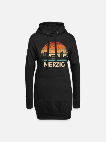 Merzig - Hoodie-Kleid - Schwarz