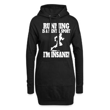 Présent de course XC pour hommes et femmes - Sweat-shirt à capuche long Femme - noir - Devant