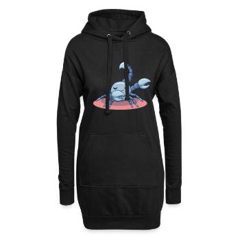 Scorpion - Hoodie-Kleid - Schwarz - Vorne