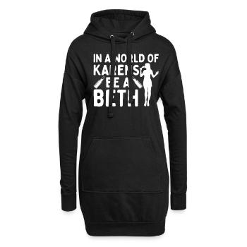 Un monde plein de Karens est une Beth pour les femmes - Sweat-shirt à capuche long Femme - noir - Devant