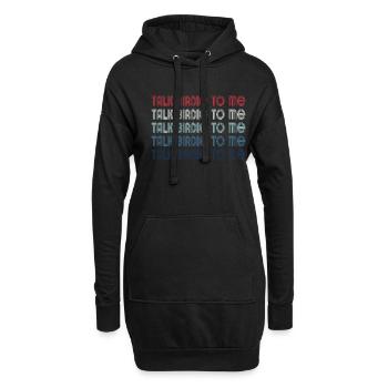 Retro Talk Birdie To Me - Golf Golfer Golfen - Sweat-shirt à capuche long Femme - noir - Devant