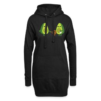 Avocado - Hoodie-Kleid - Schwarz - Vorne