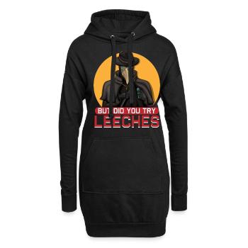 Pestdoktor Mittelalter Doctor Arzt Doktor - Hoodie-Kleid - Schwarz - Vorne