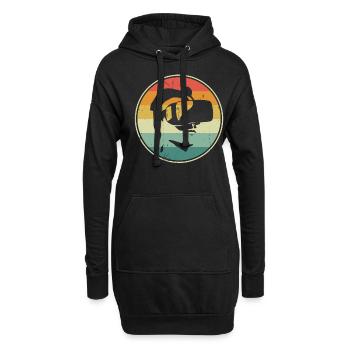 Virtual Reality VR Geschenk - Hoodie-Kleid - Schwarz - Vorne
