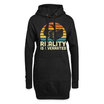 Virtual Reality VR Geschenk - Hoodie-Kleid - Schwarz - Vorne