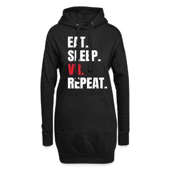 Virtual Reality VR Geschenk - Hoodie-Kleid - Schwarz - Vorne