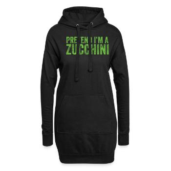 Zucchini - Hoodie-Kleid - Schwarz - Vorne