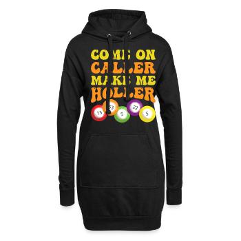 Bingo Bingo Player Retirement Home Bingo Party - Sweat-shirt à capuche long Femme - noir - Devant