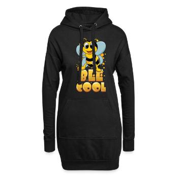 Ruche Apiculture Miel Nature Apiculteur Cool Bee - Sweat-shirt à capuche long Femme - noir - Devant