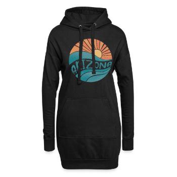 arizona - Hoodie-Kleid - Schwarz - Vorne