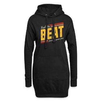 Sentez le Beat Jazz dans vos pieds - Jazz Musiker - Sweat-shirt à capuche long Femme - noir - Devant