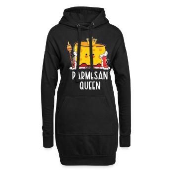 Parmesan - Hoodie-Kleid - Schwarz - Vorne