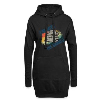 Leser: Ich bin mit dem verbotenen Vintage-Buchliebhaber zusammen - Hoodie-Kleid - Schwarz - Vorne