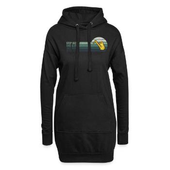 Step Kick and Slide Jazz Dance with Style - Jazz - Hoodie-Kleid - Schwarz - Vorne