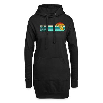 Step Kick and Slide Jazz Dance with Style - Jazz - Hoodie-Kleid - Schwarz - Vorne