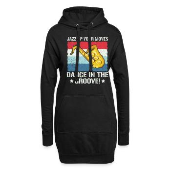 Jazz up your Moves Dance in the Groove - Jazz - Hoodie Dress - black - Front