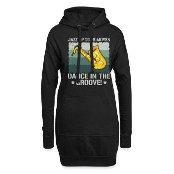 Jazz up your Moves Dance in the Groove - Jazz - Hoodie Dress - black - Front