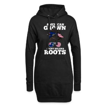 Saint Helena - Hoodie-Kleid - Schwarz - Vorne