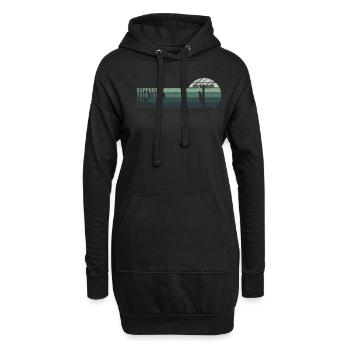 Support Your Local Pole Dancer - - Hoodie-Kleid - Schwarz - Vorne