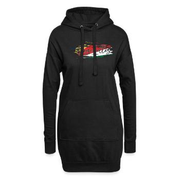 Seychelles - Sweat-shirt à capuche long Femme - noir - Devant