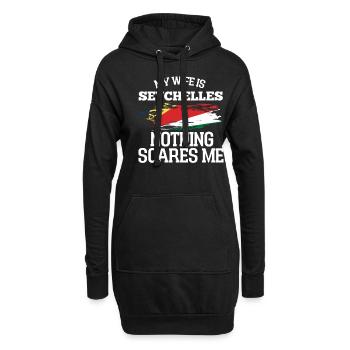 Seychellen - Hoodie-Kleid - Schwarz - Vorne