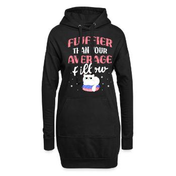 Chat persan Chat Amoureux Propriétaire de chat Persan Longhair C - Sweat-shirt à capuche long Femme - noir - Devant