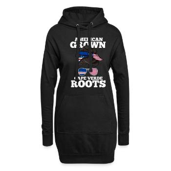 Cape Verde - Hoodie-Kleid - Schwarz - Vorne