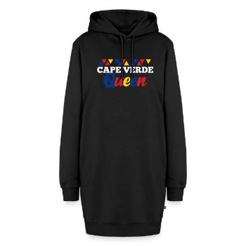 Cape Verde - Hoodie-Kleid - Schwarz - Vorne
