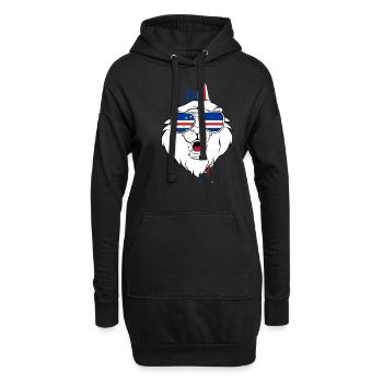 Cape Verde - Hoodie-Kleid - Schwarz - Vorne