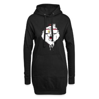 Égypte - Sweat-shirt à capuche long Femme - noir - Devant