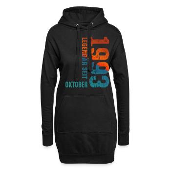 Since Oktober 1993 Year 1993 Retro Vintage 1993 - Hoodie-Kleid - Schwarz - Vorne