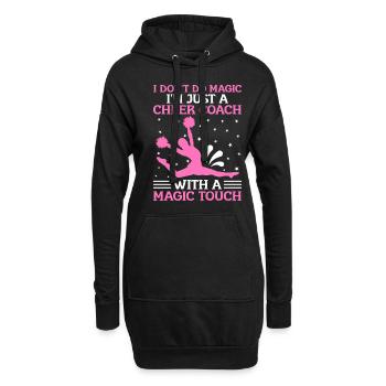 Cheerleading Coach Cheer Coach Cheerleader Cheer T - Hoodie-Kleid - Schwarz - Vorne