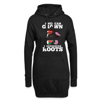 Madagaskar - Hoodie-Kleid - Schwarz - Vorne