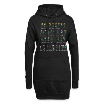Drapeau du Texas avec printemps floral Texas - Sweat-shirt à capuche long Femme - noir - Devant