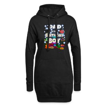 Aquarium Fisch Geschenk - Hoodie-Kleid - Schwarz - Vorne