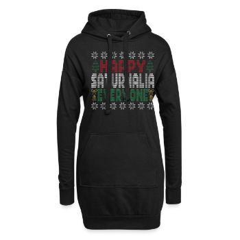 Gardez Saturne dans l’histoire de la - Sweat-shirt à capuche long Femme - noir - Devant