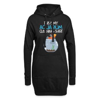 Aquarium - Sweat-shirt à capuche long Femme - noir - Devant