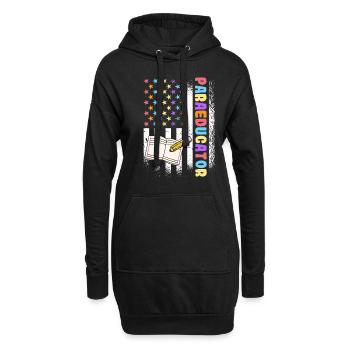 Classroom Assistant Paraprofessional US - Hoodie Dress - black - Front