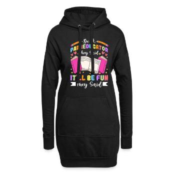 Para paraéducateur paraprofessionnel Enseignant de vitesse - Sweat-shirt à capuche long Femme - noir - Devant