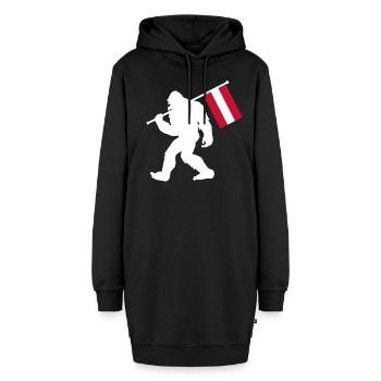 Bigfoot d’Autriche - Sweat-shirt à capuche long Femme - noir - Devant