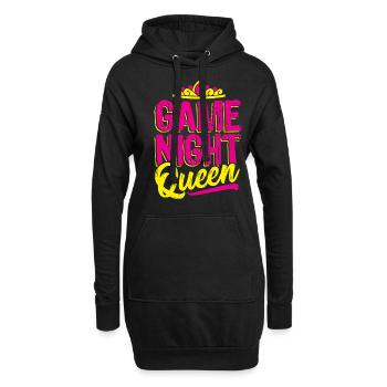 Jeux de société jeu de société cadeau - Sweat-shirt à capuche long Femme - noir - Devant