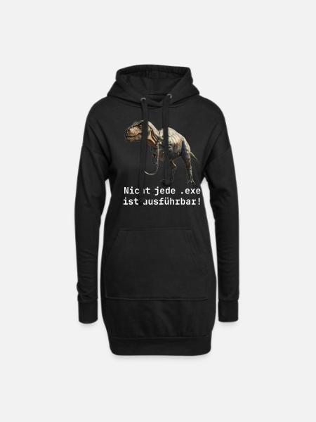 Programmierer Spruch Informatik Computer Geek - Hoodie-Kleid - Schwarz