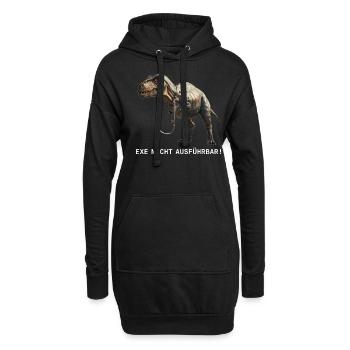 Cybersecurity IT-Sicherheit Computer Techniker - Hoodie-Kleid - Schwarz - Vorne