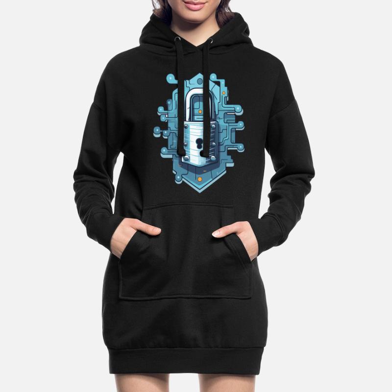 Cybersecurity Art Hacking Lover Computer Nerd Hoodie Dress