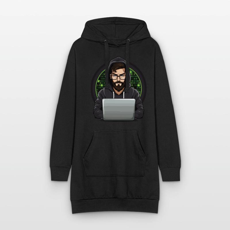 Cybersecurity Art Hacking Lover Computer Nerd Hoodie Dress