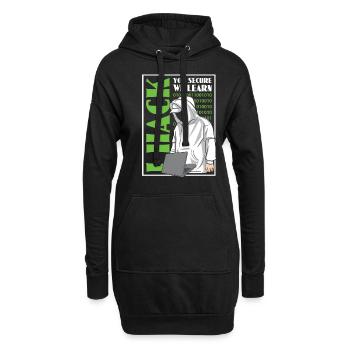 Je pirate, vous sécurisez, nous apprenons - Ethical Hacker - Sweat-shirt à capuche long Femme - noir - Devant