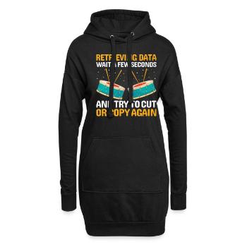 Drum Corps Marching Band Drum Corp Music Percussio - Hoodie-Kleid - Schwarz - Vorne
